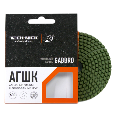 Алмазный Гибкий Шлифовальный Круг TECH-NICK GABBRO D100/№400 Алмазный Гибкий Шлифовальный Круг TECH-NICK GABBRO D100/№400